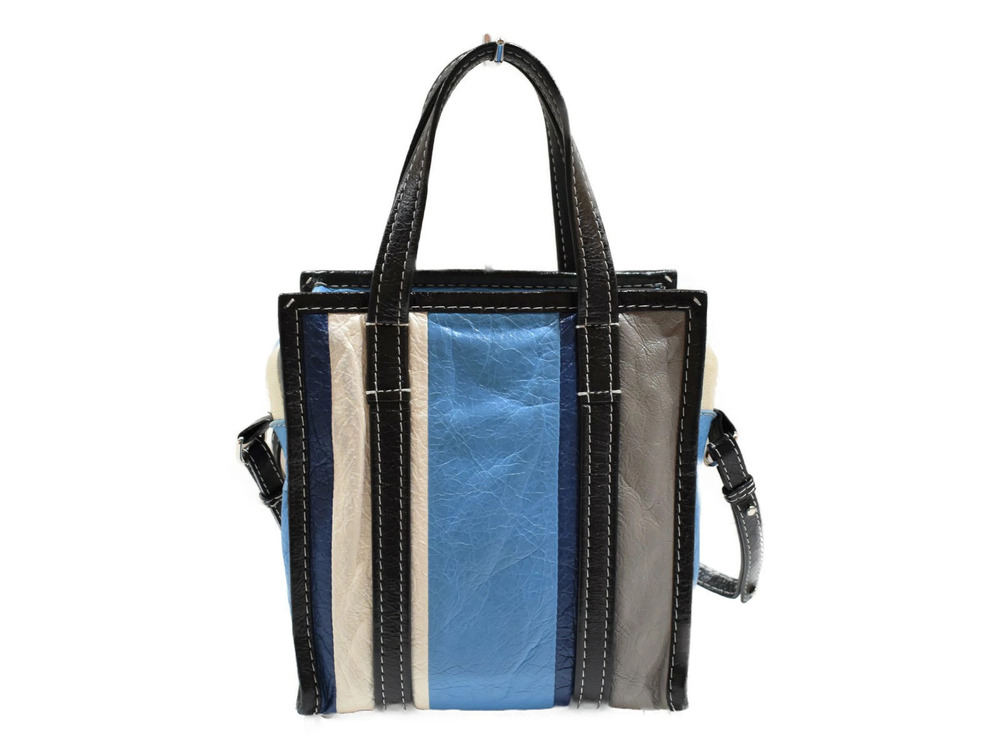 Balenciaga Blue Bazaar Shopper Bag
